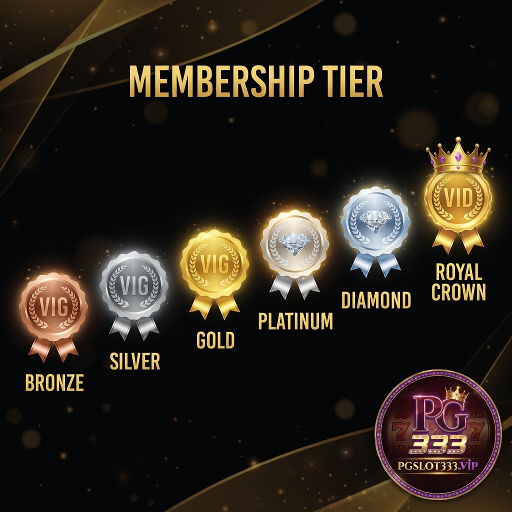 ระบบ VIP pgslot333 คืนยอดเสียทุกวัน 6 ระดับ